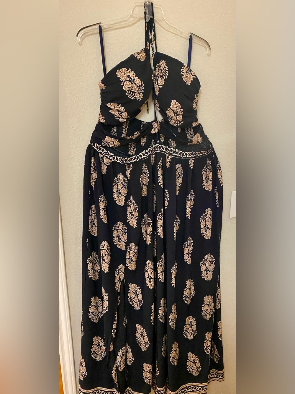 Fashion Nova Black Maxi Halter Dress - Size 3X - NWT!